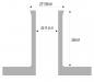 Preview: Clamping chucks Bernardo Extended dovetail jaws with square hole f. chuck M 95
