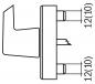 Preview: Drill heads Bernardo Drill head 43 mm for window handles with collet for drilling machine