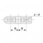 Preview: Jaws for 4-jaw chuck DK12 Bernardo Hard master jaws DMJ-DK12-400