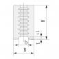 Preview: Jaws for 4-jaw chuck DK12 Bernardo Hard reversible top jaws DTJ-DK12-160