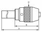 Preview: Zubehör für Bohrmaschine Bernardo Schnellspann-Bohrfutter mit Direktaufnahme MK 2 / 1 - 16 mm