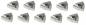 Preview: Turning tools sets Bernardo Satz HM-Wendeschneidplatten T31005A (10 Stk.) für C3