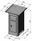 Preview: Stands for drilling and milling machine Bernardo Stand Deluxe for BF 28 BDC