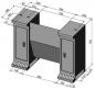 Preview: Stands for turning lathes Bernardo Stand model D3 for Profi(center) 500 series