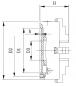 Preview: 4-jaw chuck made of cast iron Bernardo Standard 4-jaw chuck DK12-250
