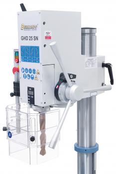 Gearhead bench and column drilling machine Bernardo GHD 25 SN with digital drill depth indication