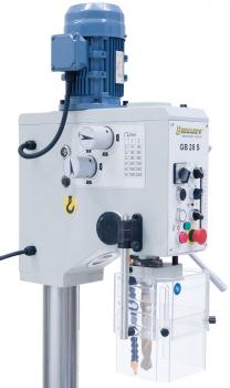 Gearhead bench and column drilling machine Bernardo GB 28 S incl. coolant device