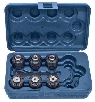 Zubehör für Gewindeschneidmaschine Bernardo Schnellwechselfutter-Set M3 - M12 f. TM 12 P / TM 12 BLO