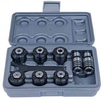 Zubehör für Gewindeschneidmaschine Bernardo Schnellwechselfutter-Set M3 - M16 f. TM 16 P / TM 16 BLO