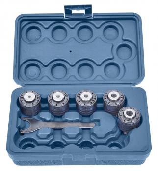 Zubehör für Gewindeschneidmaschine Bernardo Schnellwechselfutter-Set M3 - M10 f. TM 10 BLO