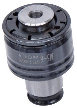 Zubehör für Gewindeschneidmaschine Bernardo Schnellwechselfutter 19 mm GT 12, DIN 371, M5-6 (6 x 4,9)