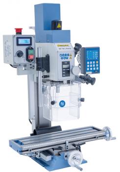 Bohr- und Fräsmaschine Bernardo KF 16 L Vario inkl. 3-Achs Digitalanzeige DT 40