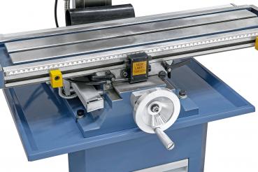 Drilling and milling machine Bernardo KF 26 L Top with table feed and 3-axis digital readout DT 40