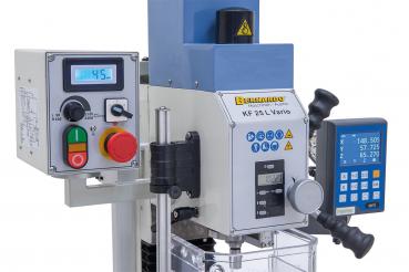 Drilling and milling machine Bernardo KF 25 L Vario incl. 3-axis digital readout DT 40