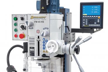Drilling and milling machine Bernardo FM 45 HS incl. 3-axis digital readout ES-12 V