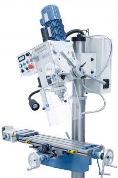 Drilling and milling machine Bernardo BF 45 HSV Vario with x-axis power feed