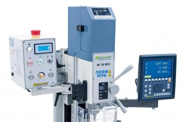 Drilling and milling machine Bernardo BF 28 BDC with power feed and 3-axis digital readout ES-12 V