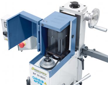 Bohr- und Fräsmaschine Bernardo BF 35 BDC mit Vorschub inkl. 3-Achs-Digitalanzeige