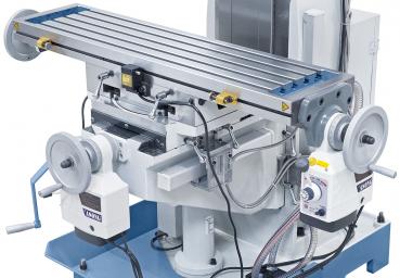 Bohr- und Fräsmaschine Bernardo KF 60 inkl. 3-Achs-Digitalanzeige ES-12 H und Vorschub für x/y-Achse