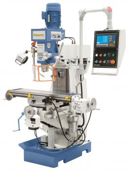 Universalfräsmaschine Bernardo UWF 80 E inkl. 3-Achs-Digitalanzeige u. y-Vorschub