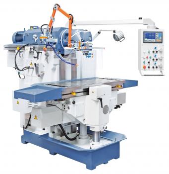 Universal milling machine with servo drive for feeds Bernardo Variomill FU 1200 E Servo