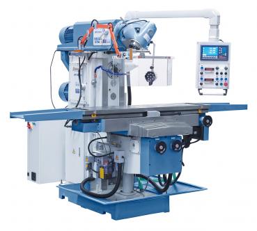 Universal milling machine with servo drive for feeds Bernardo UWF 200 Servo