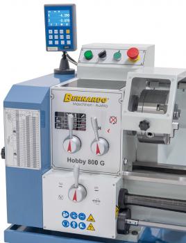 Leitspindeldrehmaschine Bernardo Hobby 800 G / 230 V inkl. 3-Achs Digitalanzeige DT 40