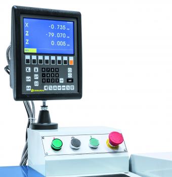 Drehmaschine inkl. 3-Achs-Digitalanzeige ES-12 V Bernardo Hobby 910 G 400V