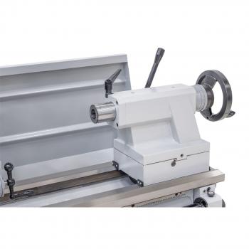 The robust clean insert with MK 4 quill holder can be adjusted for taper turning.