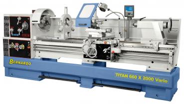 Universal turning lathes with stepless speed Bernardo Titan 660 x 3000 Vario