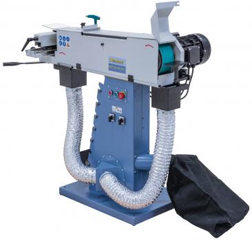 Pipe and profile end sanding machine with suction KBR 100 x 2000 DC-2