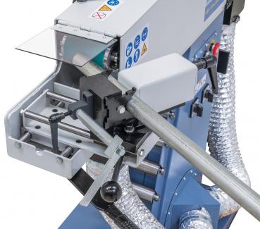 Pipe and profile end sanding machine with suction KBR 100 x 2000 DC-2
