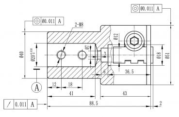 Zubehör Langlochbohrmaschine Bernardo Westcott-Bohrfutter für LBM 150 P