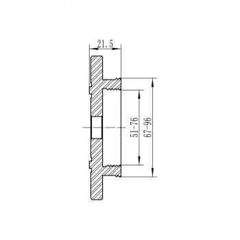 Spannfutter Bernardo Spannfutter M 115 mit Standardbacken Typ A