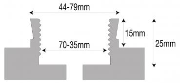 Clamping chucks Bernardo Dovetail jaws type B (dovetail outside, striated inside) f. chuck M 95