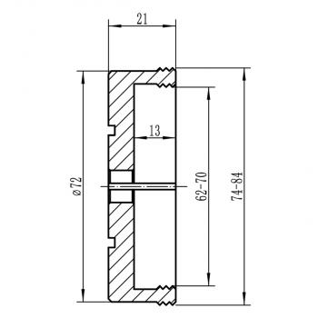 Clamping chucks Bernardo Clamping chuck set Premium M 70