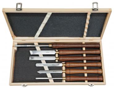 Drechselmesser Bernardo Profi-Drechselmessersatz A, HSS, 6-tlg.