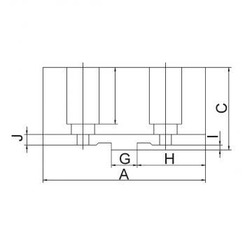 Jaws for 3-jaw chuck DK11 Bernardo Soft top jaws DSTJ-DK11-500