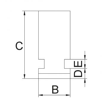 Jaws for 3-jaw chuck PS3 / PO3 Bernardo Soft solid jaws SJ-PS3-200