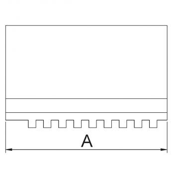 Backen für 4-Backenfutter PS4 / PO4 Bernardo Weiche Monoblockbacken SJ-PS4-500