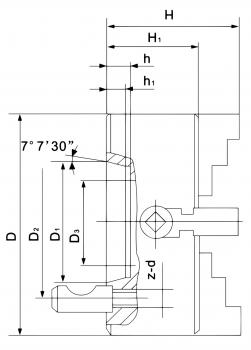 Preview: Planscheiben Bernardo Planscheibe K72-800/D11