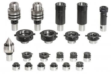 Clamping devices for tools Bernardo Inserts for revolving tailstock turret MT 3