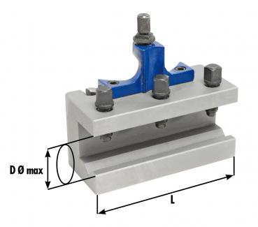 Spannwerkzeuge Bernardo Wechselhalter mit Prismeneinsatz diam. 18 x 80 mm für Größe A