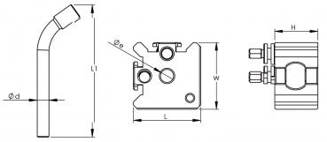 Spannmittel für Werkzeuge Bernardo Schnellwechsel-Stahlhalter Modell Bernardo Gr. 20