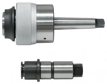 Zubehör für Bohr- und Fräsmaschine Bernardo Gewindeschneid-Schnellwechselfutterset MK 2 / M6 - M30 / 12 tlg.
