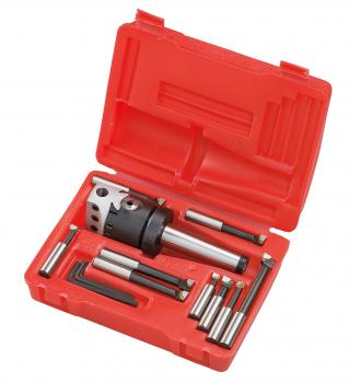 Spannmittel für Werkzeuge Bernardo Plan- und Ausdrehkopfset diam. 50 mm mit Aufnahme MK 2