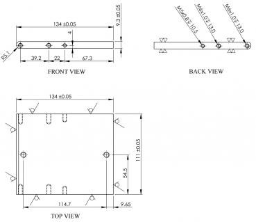 Rotary table / Tiltable table / Cross table Bernardo Adjustable angle plate SW