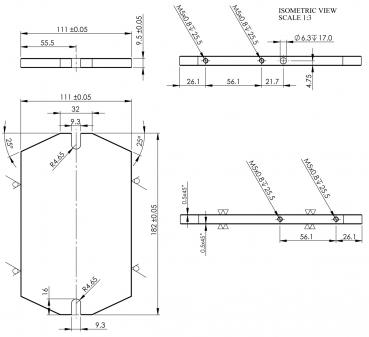 Rotary table / Tiltable table / Cross table Bernardo Adjustable angle plate SW