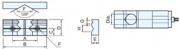 Jaws for PHV / CHV Bernardo Prismenbacken CJ 160 - 1 Stk.