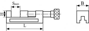 Schraubstöcke Bernardo Präzisionsspanner QGG 73